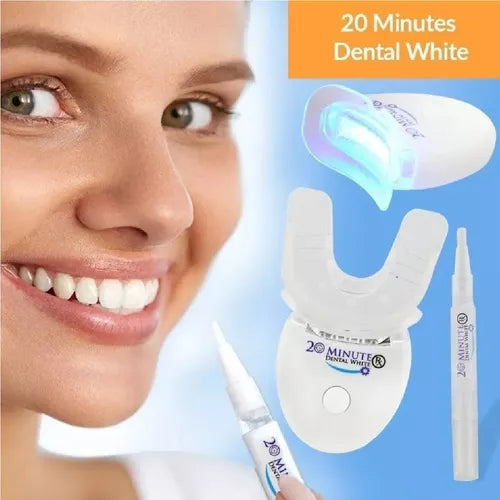 Kit De Blanqueamiento 20 Minutes Dental White Luz Led