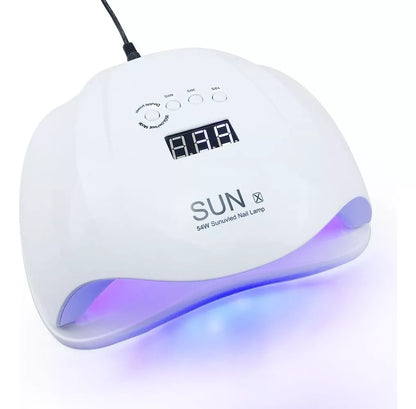 Lámpara Uñas Led-Uv Sunx 54w Profesional Color Blanco