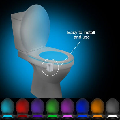 Luz Led Con Sensor Movimiento Para Baño Asiento De Inodoro